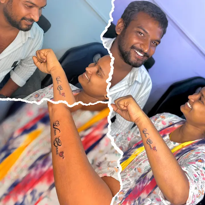 Portfolio work 2 — Trendy Tattoo & Piercing Studio, Vijayawada.